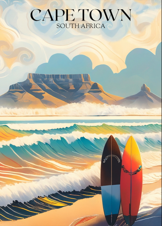 Cape Town Table Mountain Surf